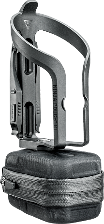 Фото Флягодержатель Topeak Ninja Pouch+ Mountain со встроенными монтажками и отсеком для камеры TNJ-PPM. Купить Флягодержатель Topeak Ninja Pouch+ Mountain со встроенными монтажками и отсеком для камеры TNJ-PPM  в Санкт-Петербурге, доставка по России