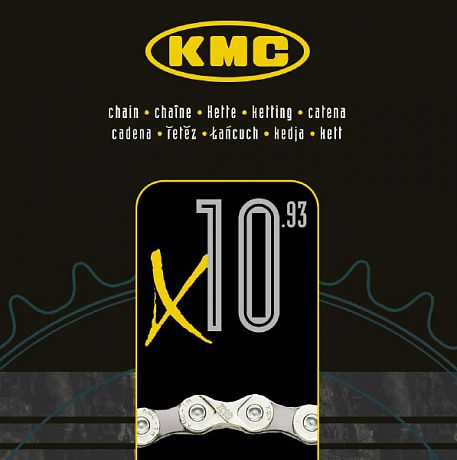 Фото Цепь KMC X10.93 RACE 10 скоростей, замок. Купить Цепь KMC X10.93 RACE 10 скоростей, замок  в Санкт-Петербурге, доставка по России