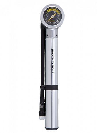 Фото Компактный насос с манометром и шлангом Topeak Shock 'n Roll TSNR-1. Купить Компактный насос с манометром и шлангом Topeak Shock 'n Roll TSNR-1  в Санкт-Петербурге, доставка по России