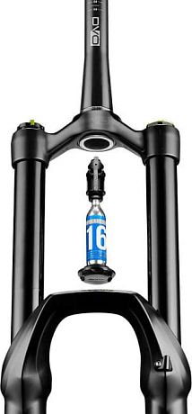 Фото Насадка на баллон CO2 Giant Stash Fork Core с системой хранения в штоке вилки. Купить Насадка на баллон CO2 Giant Stash Fork Core с системой хранения в штоке вилки  в Санкт-Петербурге, доставка по России