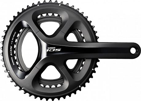 Фото Система Shimano 105 FC-5800 11 скоростей Hollowtech 2. Купить Система Shimano 105 FC-5800 11 скоростей Hollowtech 2  в Санкт-Петербурге, доставка по России