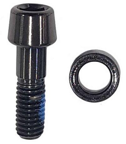 Фото Черный хром-молибденовый болт Deda М5Х18 с гайкой (Deda Vinci). Купить Черный хром-молибденовый болт Deda М5Х18 с гайкой (Deda Vinci)  в Санкт-Петербурге, доставка по России