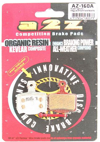 Фото Тормозные колодки A2Z 160 (Magura) gnn. Купить Тормозные колодки A2Z 160 (Magura) gnn  в Санкт-Петербурге, доставка по России