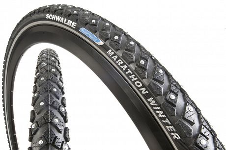 Фото Покрышка шипованная Schwalbe Marathon Winter Plus Performance 28". Купить Покрышка шипованная Schwalbe Marathon Winter Plus Performance 28"  в Санкт-Петербурге, доставка по России