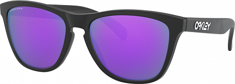 Фото Очки солнцезащитные Oakley Frogskins Matte Black/Prizm Violet. Купить Очки солнцезащитные Oakley Frogskins Matte Black/Prizm Violet  в Санкт-Петербурге, доставка по России