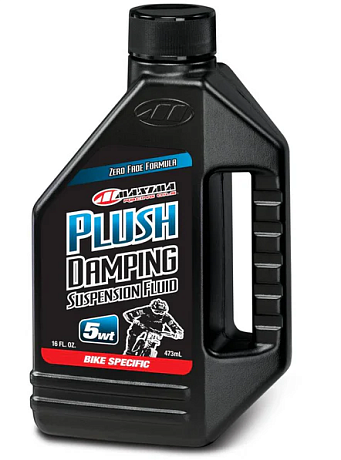 Фото Масло синтетическое для амортизационных вилок Maxima Plush Fluid 5WT. Купить Масло синтетическое для амортизационных вилок Maxima Plush Fluid 5WT  в Санкт-Петербурге, доставка по России