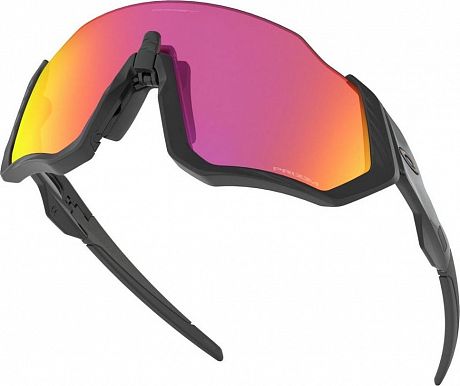 Фото Очки солнцезащитные Oakley Flight Jacket Matte Black/Prizm Road. Купить Очки солнцезащитные Oakley Flight Jacket Matte Black/Prizm Road  в Санкт-Петербурге, доставка по России