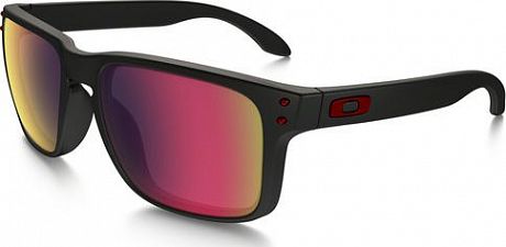 Фото Очки солнцезащитные Oakley Holbrook Matte Black/Red Iridium. Купить Очки солнцезащитные Oakley Holbrook Matte Black/Red Iridium  в Санкт-Петербурге, доставка по России