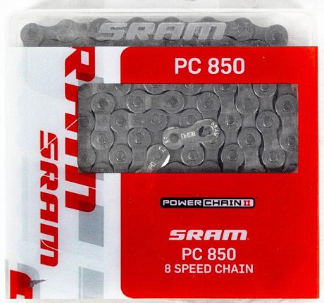 Фото Цепь SRAM PC-850 8 скоростей. Купить Цепь SRAM PC-850 8 скоростей  в Санкт-Петербурге, доставка по России