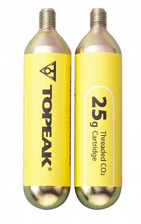 Фото Баллон резьбовой со сжатым воздухом Topeak Threaded CO2 Cartridge 25 грамм. Купить Баллон резьбовой со сжатым воздухом Topeak Threaded CO2 Cartridge 25 грамм  в Санкт-Петербурге, доставка по России