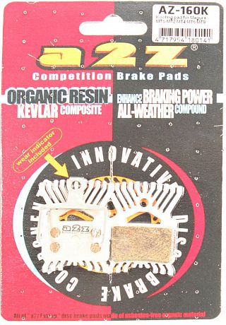 Фото Тормозные колодки с радиатором A2Z 160 (Magura) gnn. Купить Тормозные колодки с радиатором A2Z 160 (Magura) gnn  в Санкт-Петербурге, доставка по России