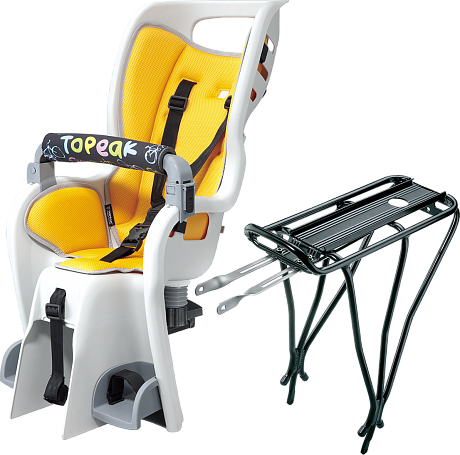 Фото Детское велокресло Topeak BabySeat II TCS2204 с багажником. Купить Детское велокресло Topeak BabySeat II TCS2204 с багажником  в Санкт-Петербурге, доставка по России