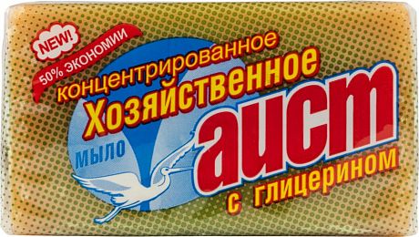 Фото Хозяйственное мыло Аист с глицерином. Купить Хозяйственное мыло Аист с глицерином  в Санкт-Петербурге, доставка по России