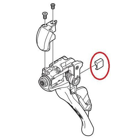 Фото Клавиша рычага переключения Weliteco для пистолетов Shimano Y05U00100 и Y05T00140. Купить Клавиша рычага переключения Weliteco для пистолетов Shimano Y05U00100 и Y05T00140  в Санкт-Петербурге, доставка по России