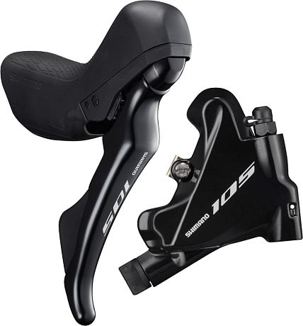 Фото Шоссейные пистолеты Shimano 105 BL-ST-R7020 (2x11) с гидравлическим тормозом BR-R7070. Купить Шоссейные пистолеты Shimano 105 BL-ST-R7020 (2x11) с гидравлическим тормозом BR-R7070  в Санкт-Петербурге, доставка по России