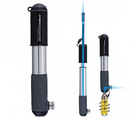 Фото Насос двойного действия Topeak Hybrid Rocket MT. Купить Насос двойного действия Topeak Hybrid Rocket MT  в Санкт-Петербурге, доставка по России