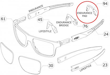 Фото Носовые упоры для очков Oakley Crossrange, TargetLine, Outpace, Split Shot. Купить Носовые упоры для очков Oakley Crossrange, TargetLine, Outpace, Split Shot  в Санкт-Петербурге, доставка по России