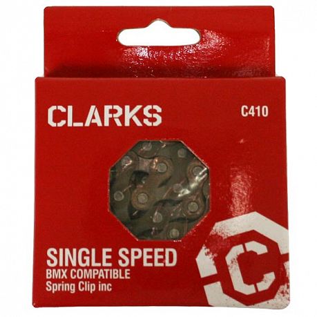 Фото Цепь C410TP BMX CLARK'S 1 скорость. Купить Цепь C410TP BMX CLARK'S 1 скорость  в Санкт-Петербурге, доставка по России