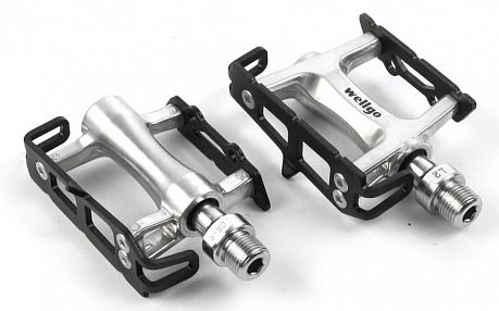 Фото Педали под туклипсы Wellgo R025B. Купить Педали под туклипсы Wellgo R025B  в Санкт-Петербурге, доставка по России