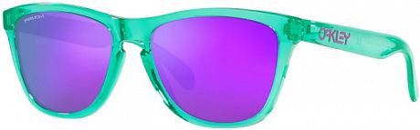 Фото Очки солнцезащитные Oakley Frogskins Transparent Celeste/Prizm Violet. Купить Очки солнцезащитные Oakley Frogskins Transparent Celeste/Prizm Violet  в Санкт-Петербурге, доставка по России