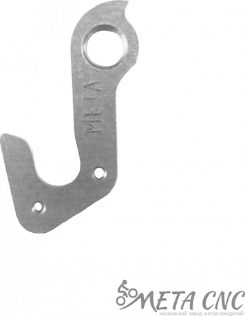 Фото Держатель заднего переключателя "петух" Meta №150.1 фрезерованный. Купить Держатель заднего переключателя "петух" Meta №150.1 фрезерованный  в Санкт-Петербурге, доставка по России
