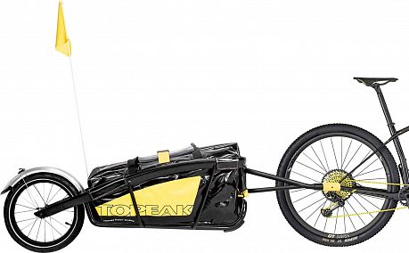 Фото Велоприцеп Topeak Journey Trailer TX and DryBag TTR-TX, крепление к 12 мм сквозной оси. Купить Велоприцеп Topeak Journey Trailer TX and DryBag TTR-TX, крепление к 12 мм сквозной оси  в Санкт-Петербурге, доставка по России