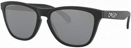 Фото Очки солнцезащитные Oakley Frogskins Matte Black/Prizm Black Polarized. Купить Очки солнцезащитные Oakley Frogskins Matte Black/Prizm Black Polarized  в Санкт-Петербурге, доставка по России