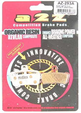 Фото Тормозные колодки A2Z 293 (SRAM) gnn. Купить Тормозные колодки A2Z 293 (SRAM) gnn  в Санкт-Петербурге, доставка по России