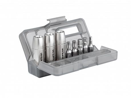 Фото Набор динамометрических бит Topeak Nano TorqBox DX 4/5/6Нм с комплектом ключей TT2571. Купить Набор динамометрических бит Topeak Nano TorqBox DX 4/5/6Нм с комплектом ключей TT2571  в Санкт-Петербурге, доставка по России