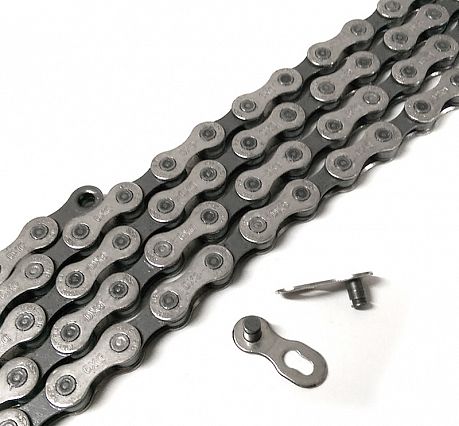 Фото Цепь KMC DX9, 9 скоростей, замок. Купить Цепь KMC DX9, 9 скоростей, замок  в Санкт-Петербурге, доставка по России