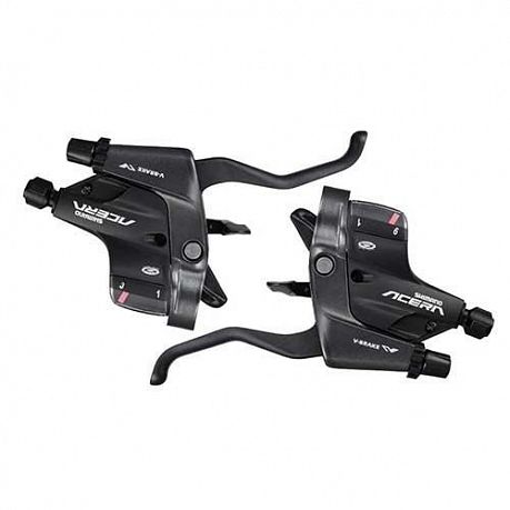 Фото Моноблоки Shimano Acera ST-M3000 27 скоростей. Купить Моноблоки Shimano Acera ST-M3000 27 скоростей  в Санкт-Петербурге, доставка по России