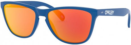 Фото Очки солнцезащитные Oakley Frogskins 35th Primary Blue/Prizm Ruby. Купить Очки солнцезащитные Oakley Frogskins 35th Primary Blue/Prizm Ruby  в Санкт-Петербурге, доставка по России