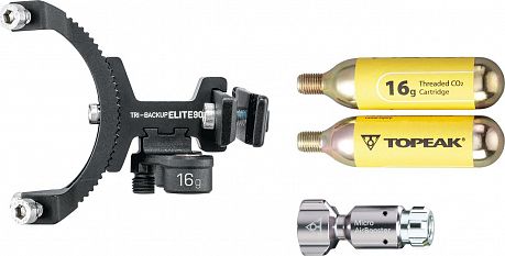 Фото Подседельный держатель фляги и насоса CO2 Topeak TRI-BACKUP ELITE 90 TBU-ELT90. Купить Подседельный держатель фляги и насоса CO2 Topeak TRI-BACKUP ELITE 90 TBU-ELT90  в Санкт-Петербурге, доставка по России