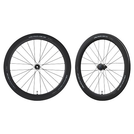 Фото Комплект колес 28" для шоссе Shimano Dura-Ace WH-R9270-C60-TL Center Lock. Купить Комплект колес 28" для шоссе Shimano Dura-Ace WH-R9270-C60-TL Center Lock  в Санкт-Петербурге, доставка по России