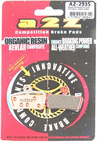 Фото Тормозные колодки A2Z 293 (SRAM) gnn. Купить Тормозные колодки A2Z 293 (SRAM) gnn  в Санкт-Петербурге, доставка по России