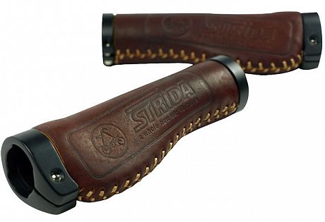 Фото Грипсы Strida кожаные эргономичные. Купить Грипсы Strida кожаные эргономичные  в Санкт-Петербурге, доставка по России