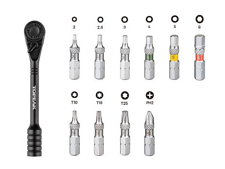 Фото Компактный реверсивный ключ Topeak Ratchet Rocket Essential. Купить Компактный реверсивный ключ Topeak Ratchet Rocket Essential  в Санкт-Петербурге, доставка по России