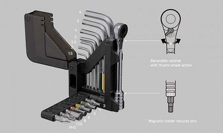 Фото Набор инструментов компактный Topeak OMNI TOOLCARD. Купить Набор инструментов компактный Topeak OMNI TOOLCARD  в Санкт-Петербурге, доставка по России