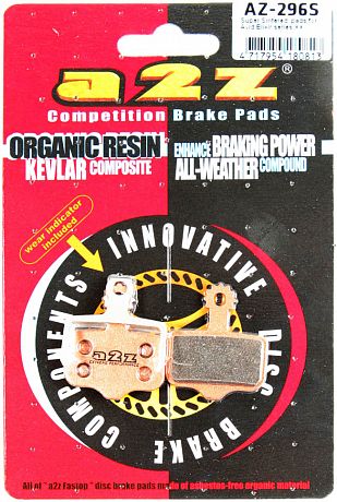 Фото Тормозные колодки A2Z 296 (Avid, SRAM) gnn. Купить Тормозные колодки A2Z 296 (Avid, SRAM) gnn  в Санкт-Петербурге, доставка по России