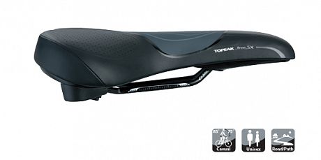 Фото Комфортное седло Topeak Free SX. Купить Комфортное седло Topeak Free SX  в Санкт-Петербурге, доставка по России
