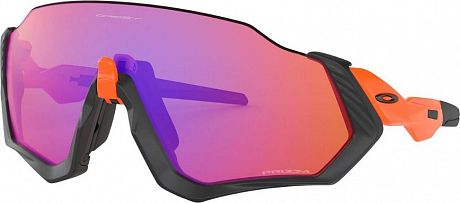 Фото Очки солнцезащитные Oakley Flight Jacket Matte Black/Prizm Trail. Купить Очки солнцезащитные Oakley Flight Jacket Matte Black/Prizm Trail  в Санкт-Петербурге, доставка по России