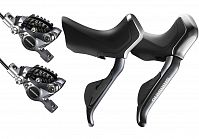 Комплект электрогидравлических пистолетов Shimano ST-R785 Di2 с тормозами BR-R785