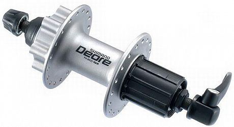 Фото Задняя втулка Shimano Deore FH-M525A IS6. Купить Задняя втулка Shimano Deore FH-M525A IS6  в Санкт-Петербурге, доставка по России