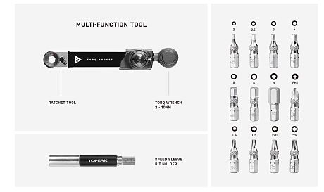 Фото Компактный динамометрический ключ Topeak Torq Rocket mini EX. Купить Компактный динамометрический ключ Topeak Torq Rocket mini EX  в Санкт-Петербурге, доставка по России