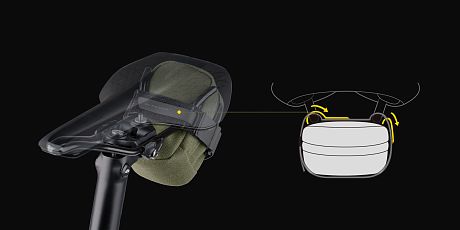 Фото Сумка подседельная на липучке Topeak Elementa SeatBag medium. Купить Сумка подседельная на липучке Topeak Elementa SeatBag medium  в Санкт-Петербурге, доставка по России