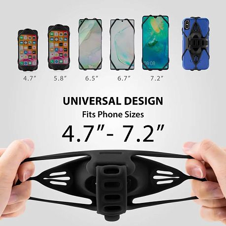 Фото Универсальный держатель смартфона на вынос Bone Bike Tie Pro 4 4.7"- 7.2". Купить Универсальный держатель смартфона на вынос Bone Bike Tie Pro 4 4.7"- 7.2"  в Санкт-Петербурге, доставка по России