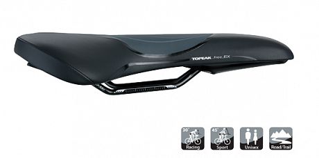 Фото Седло комфортное Topeak Free_RX. Купить Седло комфортное Topeak Free_RX  в Санкт-Петербурге, доставка по России