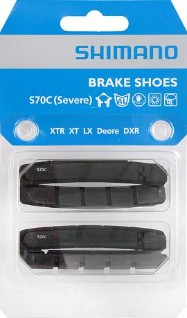 Фото Тормозные вкладыши Shimano S70C всепогодные. Купить Тормозные вкладыши Shimano S70C всепогодные  в Санкт-Петербурге, доставка по России