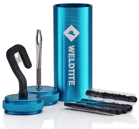 Фото Аптечка Weldtite для бескамерных покрышек в алюминиевом кейсе. Купить Аптечка Weldtite для бескамерных покрышек в алюминиевом кейсе  в Санкт-Петербурге, доставка по России