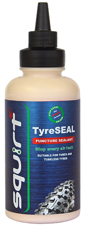 Фото Герметик антипрокольный для бескамерных покрышек Squirt SEAL. Купить Герметик антипрокольный для бескамерных покрышек Squirt SEAL  в Санкт-Петербурге, доставка по России